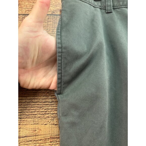 J.Crew Men's Classic Fit Chino Pants W33 L30 Green 100% Cotton - Picture 3 of 7